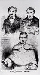 Jean-Baptiste Lacordaire, Fr. de Lamennais and F. Flocon